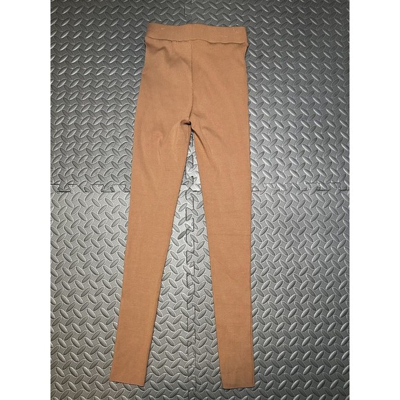 NEW naked wardrobe snatched Brown High Waist women's Leggings 86% rayon Sz S - Picture 6 of 11